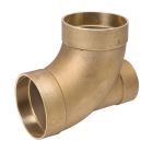 DWV Cast Copper Elbow 90 w/ Heel Inlet 3" x 3" x 2"