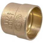 DWV Cast Copper Trap Adapter C x OD Tube 1 1/4"