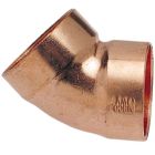 DWV Wrot Copper C x C Elbow 45 2"