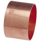 DWV Wrot Copper Coupling less Stop 2"