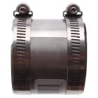 Rubber Shielded Coupling PVC to Cast Iron (or Cast Iron to PVC) 2" x 1 1/2"