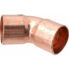 Wrot Copper Elbow 45 C x C 1/8"