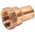 Wrot Copper Female Adapter C x F 1/8" x 1/4"