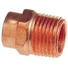 Wrot Copper Male Adapter C x M 1/8" x 1/4"