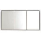 Wetstyle FRL72MEL-12-XY Frame Linea 71-7/8" L X 30 H X 5-3/4" D Furniture Medicine Mirror Cabinet Left-Wood Side Panel in Walnut Natural No Calico