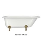 Victoria & Albert FT-HAM-PN Hampshire Tub Feet in Polished Brass - Tub Sold Separately