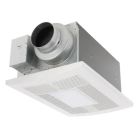 Panasonic FV-0511VHL1 WhisperWarm DC 50-80-110 CFM Ceiling Exhaust Fan with LED Light/Night Light and Heater In White