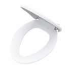 Gerber G0099216 2" H X 14" W Adjustable Standard Elongated Toilet Seat with Cover in White