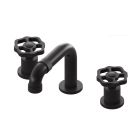 Graff G-11310-LM56B-MBK Vintage 1.2 GPM Widespread Bathroom Faucet in Matte Black