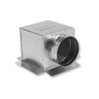 Gray Metal 6X6X5-320S 6" X 6" Side Outlet Box with 5" Collar