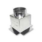 Gray Metal 14X14X12-320T 14" X 14" Top Outlet Box with 12" Collar