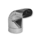 Gray Metal 6-505-NC Oval to Rnd 90° Boot 6" - No Crimp