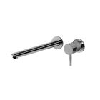 Graff G-6139-LM41W-PC M.E.25 1.2 GPM 2 Hole Wall Mounted 2-3/4" Widespread Bathroom Faucet with 9-1/4" Spout Reach in Polished Chrome (Rough Sold Separately)
