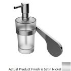 Graff G-9203-SN Sento Wall Mounted Soap Dispenser in Satin Nickel