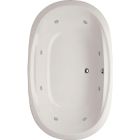 Hydro Systems GAL6038ATO-WHI Designer Galaxie 60 inch Acrylic Drop-In Oval Bathtub with 50 Gallons in White