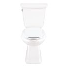 Gerber GHE21538 Logan Square 1.28 GPF, 16-5/8" H X 15-1/2" W Elongated 1.28 GPF ADA Toilet Bowl in White (Seat Sold Separately)