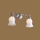 Ginger 1182SO/SN 1182SO-15 Chelsea Double Light With Satin Opal Glass In Satin Nickel / Satin Opal