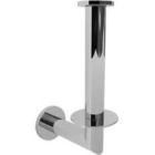 Ginger 4607/SN Kubic Spare Toilet Tissue Holder, Plain Rosette In Satin Nickel