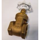 Granite GGA15 Brass Gate Valve, 1 1/2" NPT Female
