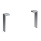 Laufen H4076200330041 Set of Adjustable Feet (2 pieces) Anodized Aluminum Surface in Chrome