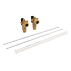 Westwood H7-12 Gauge Glass Valve Set with 12" Rods and Gauge Glass
