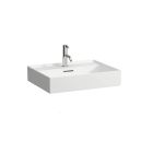 Laufen H810333757104U Kartell 24" L X 18" W X 6" H Wall Mounted Rectangular Bathroom Sink with Single Hole in Matte White 