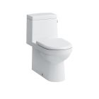 Laufen H8259540002511 Pro 1.28 GPF, 28-2/16" L X 14-6/16" W X 28-12/16" H One-piece Water Closet with RH Lever, in White