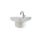 Rapsel HDSC 018 21" X 11" Wall Mounted Lavatory in White