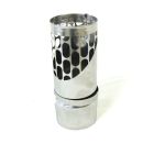 Heat Fab 9490 Saf-T Vent EZ Seal - 4 Inch Diameter - Mitered Termination with Screen