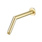 Isenberg HS1035SB Universal Fixtures™ Wall Mounted Round Shower Arm with Flange in Satin Brass PVD