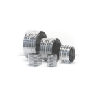 Armor 4012 5" Heavy Duty No Hub Stainless Steel Coupling 4-Band