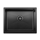 Julien IHX60-US-23189-TBK-G ProInox H60 23" W X 18" H X 9" D Undermount Stainless Steel Single Bowl Kitchen Sink with Grid in True Black PVD