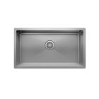 Julien IHX60-US-32189-G ProInox H60 32" W X 18" H X 9" D Undermount Single Bowl Kitchen Sink with Grid in Stainless Steel, Brushed 