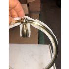 Ginger 1737-3 Towel Ring 8" in Polished Brass