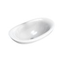 Flaminia IO4275 IO 75 29.52" W X 17.71" L X 9.84" H Recessed Basin without Overflow & No Faucet Hole in White