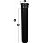 Centrotherm ISVL032UV InnoFlue Vent Length, Polypropylene-UV 3" x 24"