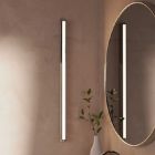 Robern JLA30FKSC3D83 Tenor™ 30" H X 1-3/8" W X 2" D Modular Fluted Wall Mounted Mirror Lighting with Dimming Warm White (3000K) in Matte Black