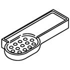 Kohler 10502-0 Colibri Soap & Sponge Shower Dish, White