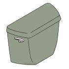 Kohler 4519-42 Wellworth Northline/Barrington in Aspen Green