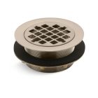 Kohler K9132-VNT Devonshire Inside Caulk Brass Shower Drain in Vintage Nickel