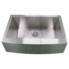 Emory and Bond KSC-302110-0-20 Tuscany Series Stainless Steel Farmhouse / Apron Front Kitchen Sink, No Holes, 1 Bowl, 30"L x 21"W