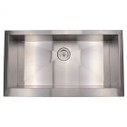 Emory and Bond KSS-362010-0-20 Tuscany Series Stainless Steel Farmhouse / Apron Front Kitchen Sink, No Holes, 1 Bowl, 35 1/2"L x 20"W