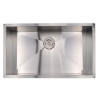 Emory and Bond KSU-321910-0-20 Palermo Series Stainless Steel Under Mount Kitchen Sink, No Holes, 1 Bowl, 32"L x 19"W