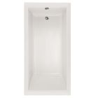 Hydro Systems LAC6030ATOS-WHI Lacey Acrylic Shallow Depth Tub Only (Drain Included), White