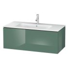 Duravit LC614201414 41" L X 19" W X 16" H Wall Mounted Single Drawer Vanity Base Only in Terra (Vanity Top Sold Separately)