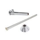 McGuire Manufacturing  LF172  1/2NOM SWT W/5EXT X 3/8ODSupply, Flex, Closet, Chrome 1/2Nom Swt