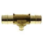 Uponor LF4701150 Wirsbo ProPEX LF Brass Reducing Tee, 1"x 1" x 1/2"