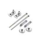McGuire Manufacturing  LFH2165LKF 1/2IPS X 3/8OD LK W/ CB SSupply, Lead Free CP Hvy Stop 1/2IPS x 3