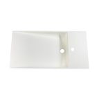 Cosmic 7390507 Left Washbasin Sink with Trap in White