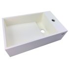 Cosmic 7180503 Washbasin Sink with Trap in White